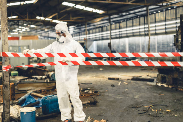 Professional Crime Scene Cleanup technician working in New Brunswick, NJ